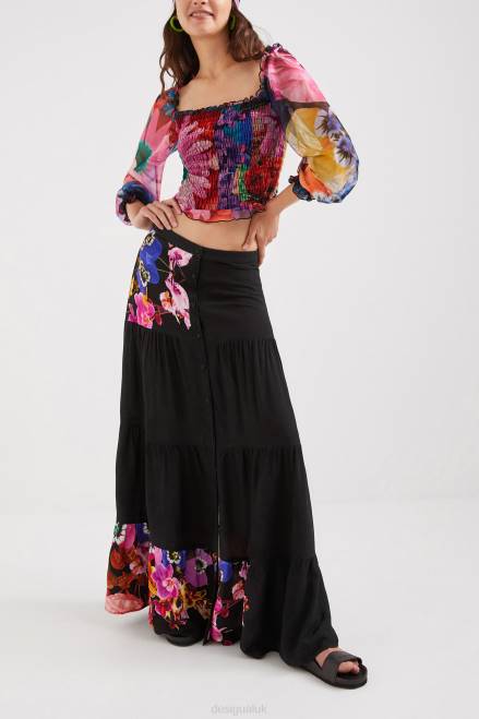 M. Christian Lacroix tulle T-shirt Desigual Women 2ZPR1104 Clothing