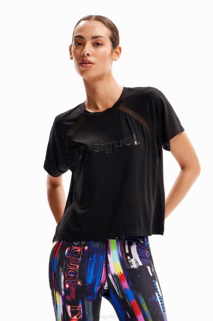 Mesh sport T-shirt Desigual Women 2ZPR209 Clothing
