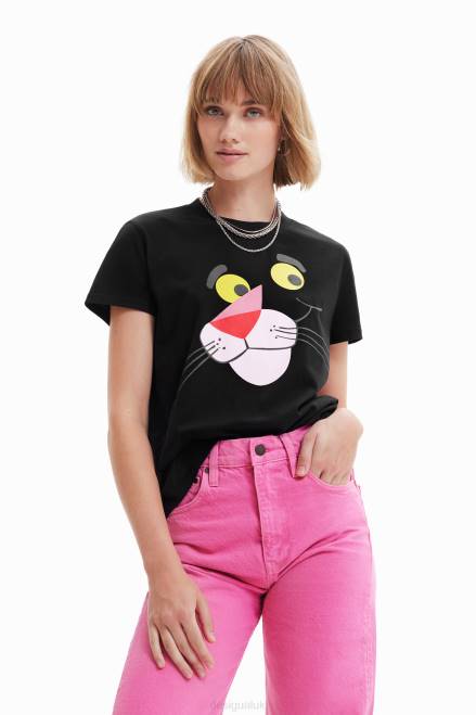 Pink Panther T-shirt Desigual Women 2ZPR964 Clothing