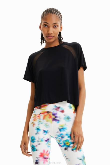 Short mesh sport T-shirt Desigual Women 2ZPR690 Clothing