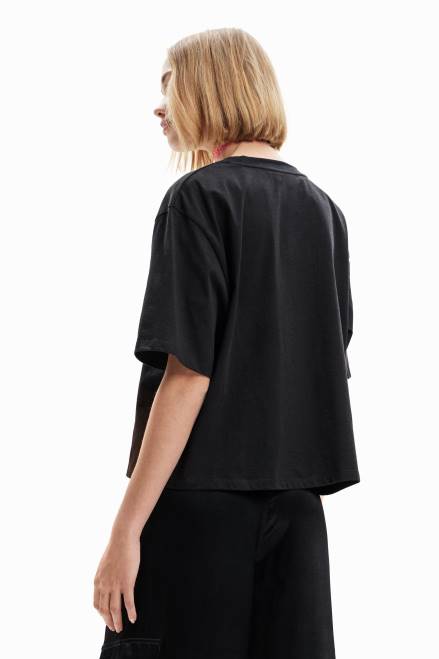 Short-sleeve face T-shirt Desigual Women 2ZPR950 Clothing