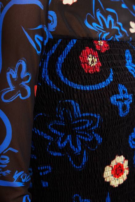 Short slim floral T-shirt Desigual Women 2ZPR594 Clothing