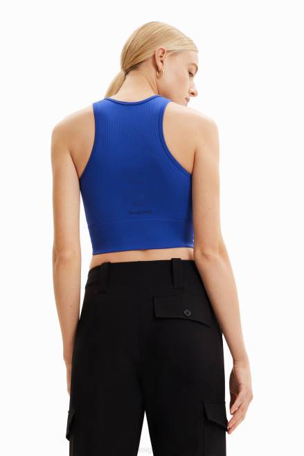 Short stretch sport top Desigual Women 2ZPR673 Clothing