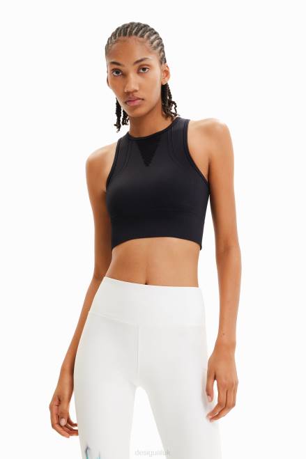 Short stretch sport top Desigual Women 2ZPR674 Clothing