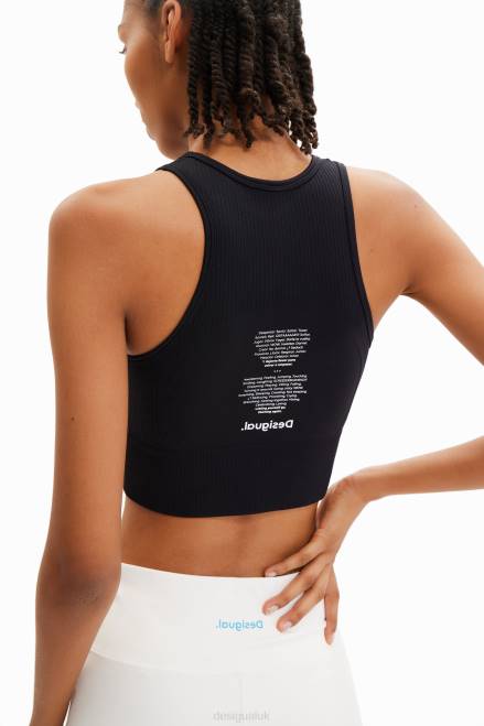 Short stretch sport top Desigual Women 2ZPR674 Clothing