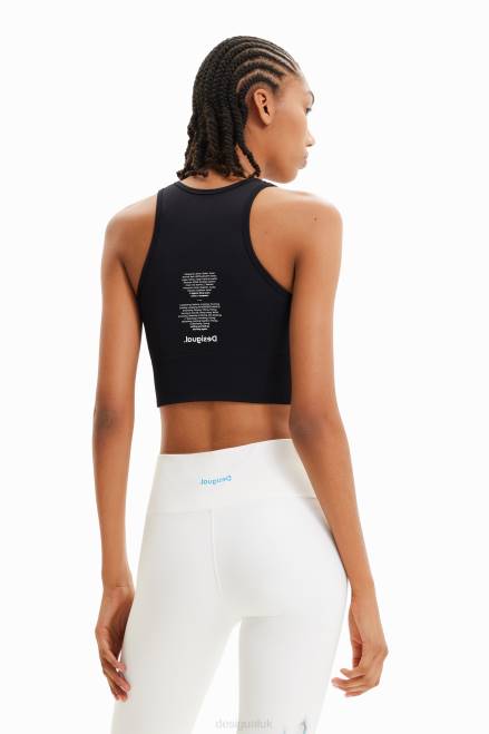 Short stretch sport top Desigual Women 2ZPR674 Clothing