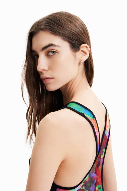 Sport floral vest top Desigual Women 2ZPR713 Clothing