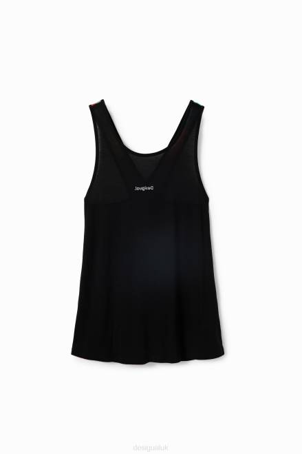 Sport floral vest top Desigual Women 2ZPR713 Clothing