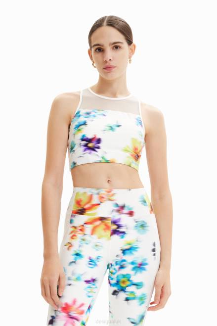 Floral sport top Desigual Women 2ZPR784 Clothing
