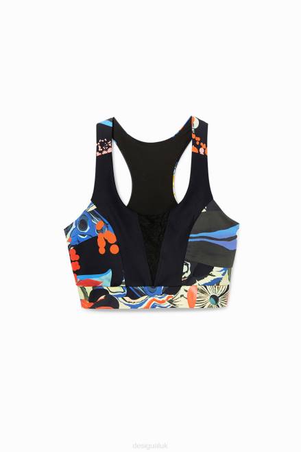 Slim top flowers strap Desigual Women 2ZPR363 Clothing