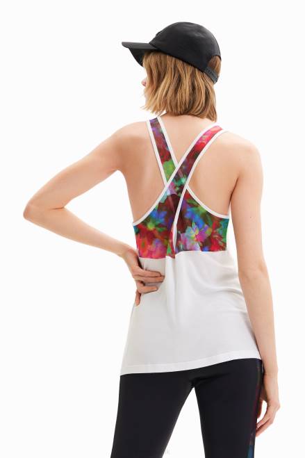Sport floral vest top Desigual Women 2ZPR435 Clothing