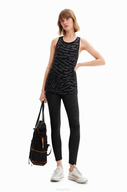 Sport logo vest top Desigual Women 2ZPR628 Clothing