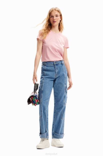 Cargo jeans Desigual Women 2ZPR884 Clothing