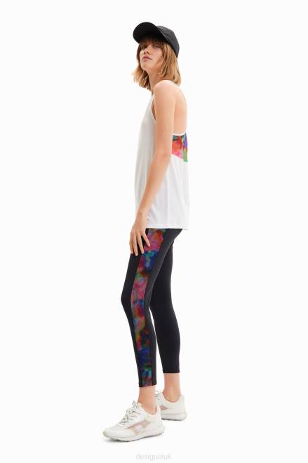Contrasting side sport leggings Desigual Women 2ZPR411 Clothing