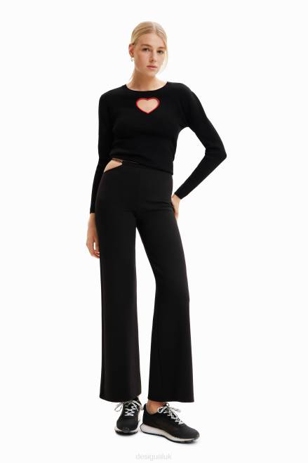 Cut-out chain trousers Desigual Women 2ZPR353 Clothing