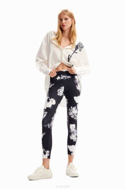Floral sport leggings Desigual Women 2ZPR119 Clothing