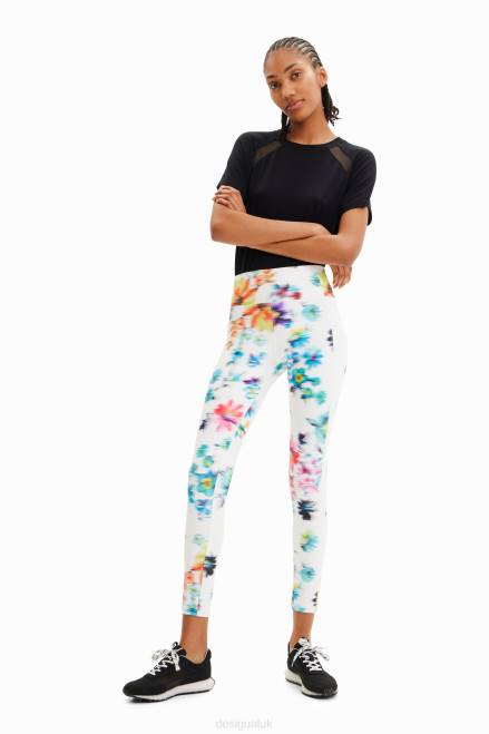 Floral sport leggings Desigual Women 2ZPR507 Clothing