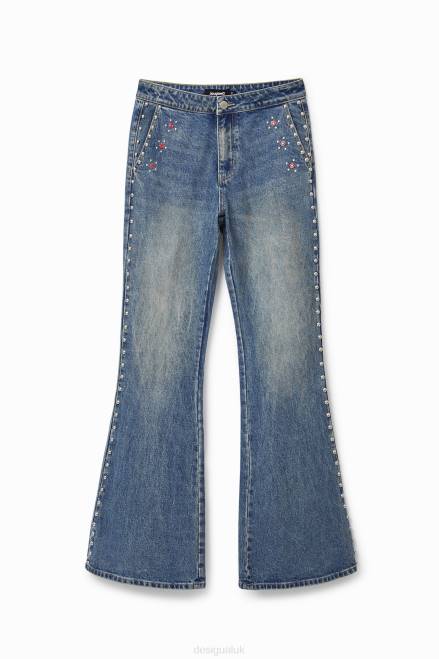 Johnson Hartig flared jeans Desigual Women 2ZPR1112 Clothing