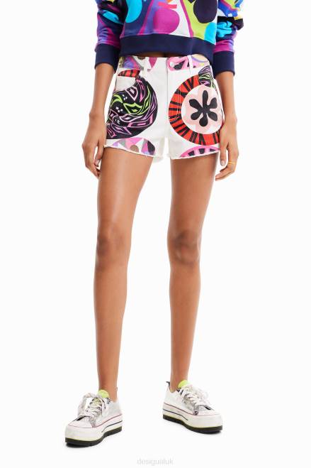 M. Christian Lacroix denim shorts Desigual Women 2ZPR896 Clothing