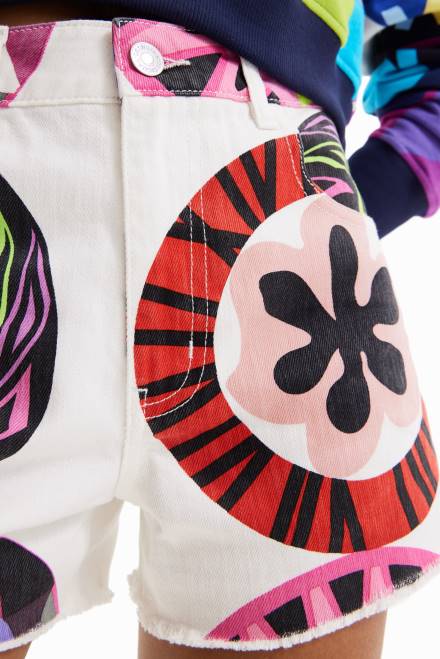 M. Christian Lacroix denim shorts Desigual Women 2ZPR896 Clothing