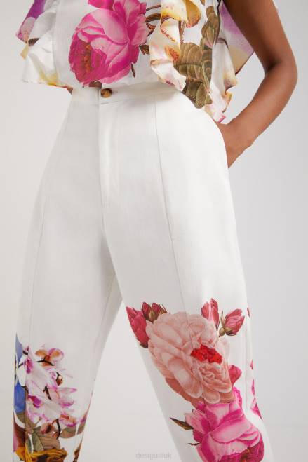 M. Christian Lacroix floral baggy trousers Desigual Women 2ZPR667 Clothing