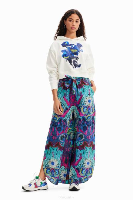 M. Christian Lacroix palazzo trousers Desigual Women 2ZPR450 Clothing