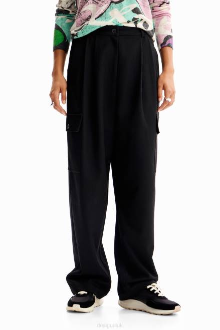 M. Christian Lacroix tailored trousers Desigual Women 2ZPR201 Clothing