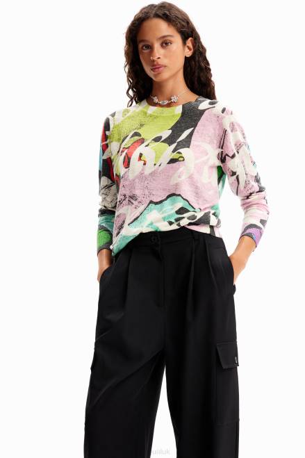 M. Christian Lacroix tailored trousers Desigual Women 2ZPR201 Clothing