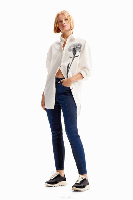 Seamed push-up skinny jeans Desigual Women 2ZPR238 Clothing