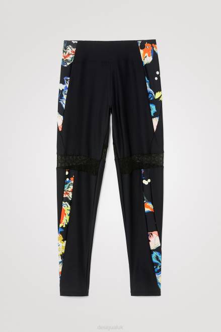 Slim leggings flowers Desigual Women 2ZPR1061 Clothing