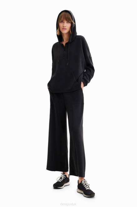 Soft-touch wide-leg trousers Desigual Women 2ZPR918 Clothing