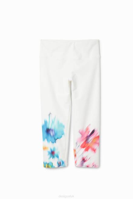 Sport floral cropped leggings Desigual Women 2ZPR906 Clothing