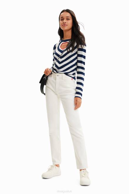 Straight Jeans Desigual Women 2ZPR566 Clothing