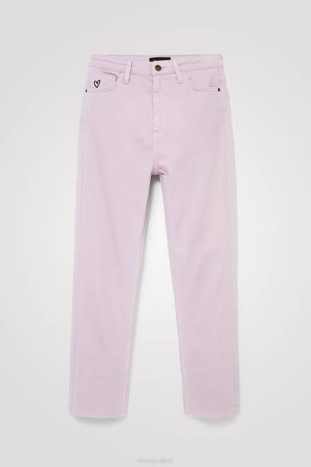 Straight cropped jeans Desigual Women 2ZPR437 Clothing