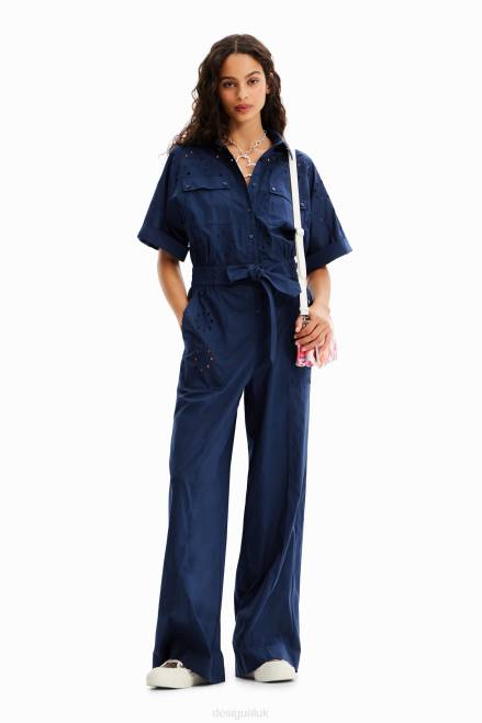 Swiss embroidery boilersuit Desigual Women 2ZPR476 Clothing