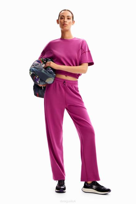 Wide-leg sport trousers Desigual Women 2ZPR171 Clothing