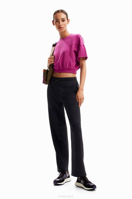 Wide-leg sport trousers Desigual Women 2ZPR828 Clothing