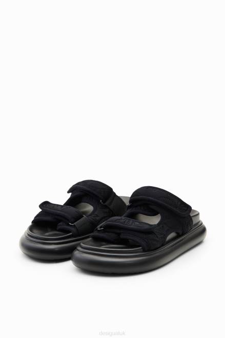 Embroidered straps sandals Desigual Women 2ZPR393 Footwear