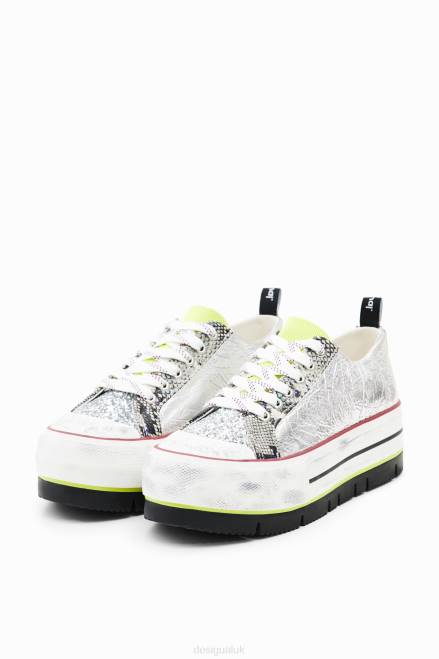 Low platform patch sneakers Desigual Women 2ZPR1472 Footwear