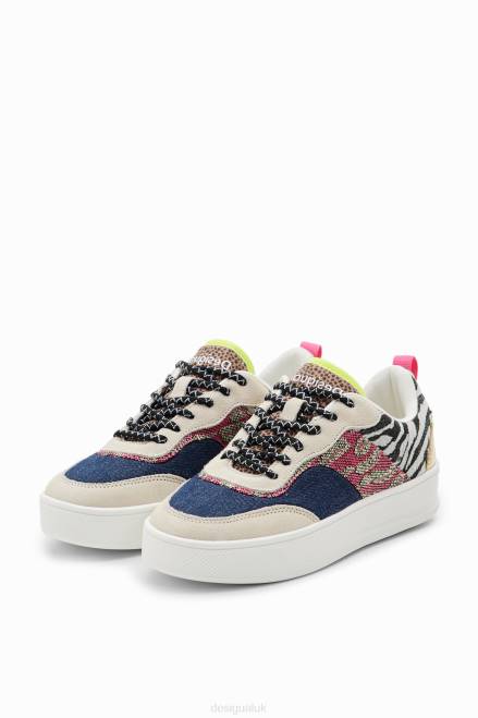 Patchwork platform sneakers Desigual Women 2ZPR1508 Footwear