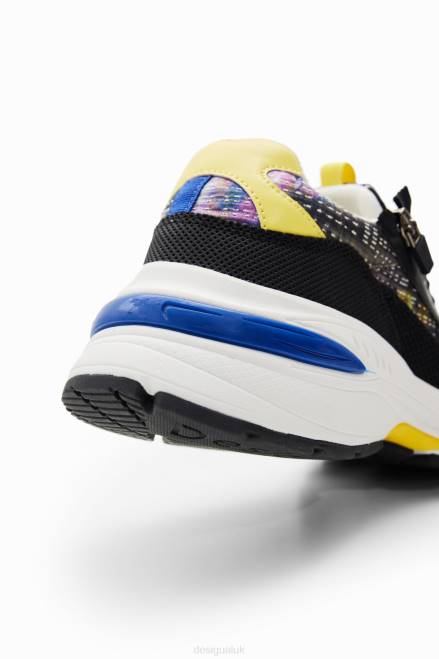 Patchwork zip-up running sneakers Desigual Women 2ZPR1490 Footwear