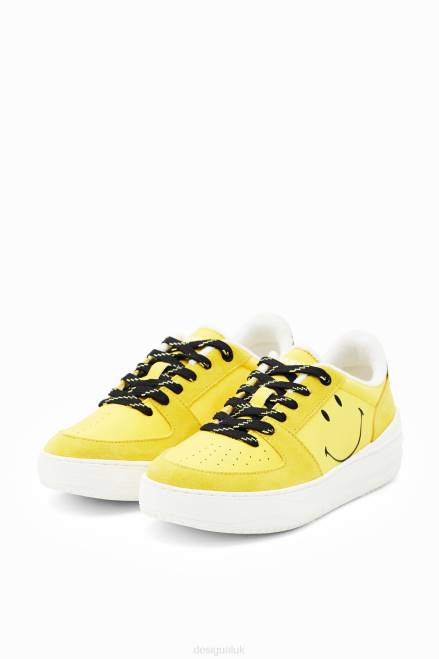 Towelling Smiley platform sneakers Desigual Women 2ZPR322 Footwear